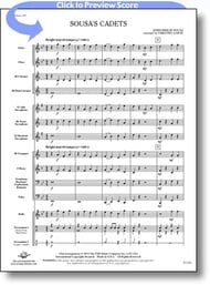 Sousa's Cadets Concert Band sheet music cover Thumbnail